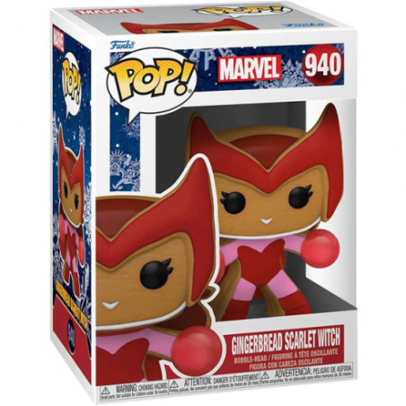 Funko Pop Gingerbread Scarlet Witch Marvel 940