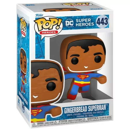 Funko Pop Gingerbread Superman DC Super Heroes 443
