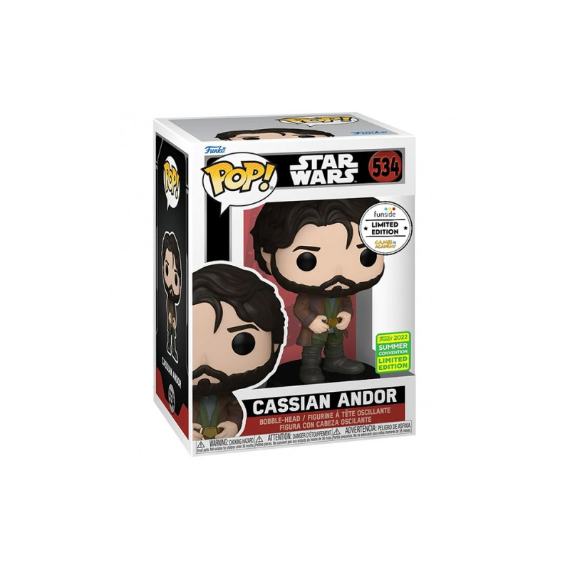 Funko Pop Cassian Andor Star Wars 534 Funside Limited Edition Games Academy 2022 Summer Convention