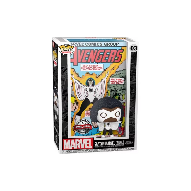 Funko Pop Comic Covers Captain Marvel Monica Rambeau Marvel 03 Special Edition