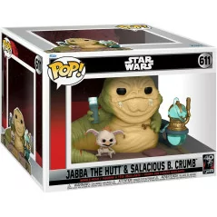 Funko Pop Jabba the Hutt e Salacious B Crumb Star Wars Return of the Jedi 40th Anniversary 611