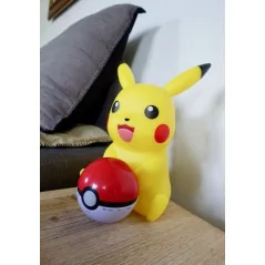 Lampada Speaker Wireless Pokemon Pikachu Sitting & Pokeball