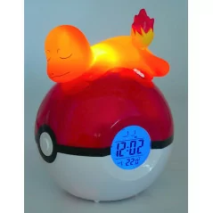 Radiosveglia Lampada Pokemon Charmander Sleeping w/Poke Ball