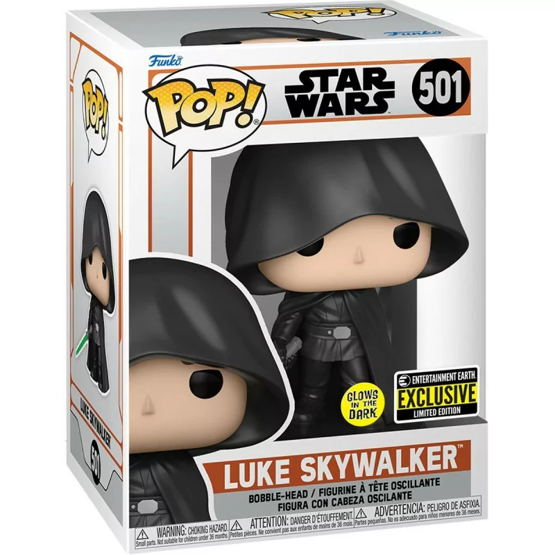 Funko Pop Luke Skywalker Star Wars 501 Special Edition Glow in the Dark