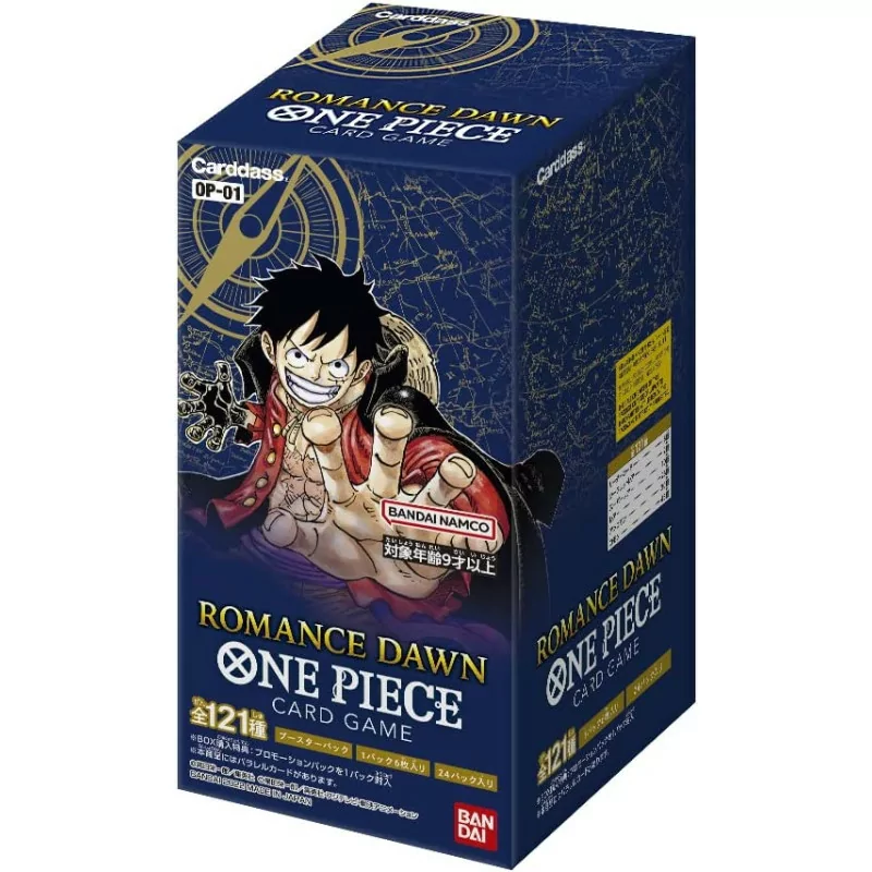 One Piece Card Romance Dawn OP-01 Box 24 Buste Giapponesi