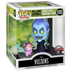 Funko Pop Deluxe Villains Assemble Hades with Pain and Panic Disney Villains Special Edition 1203