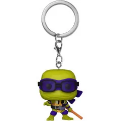 Funko Pop Pocket Keychain Donatello Turtles Mutant Mayhem