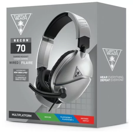 Turtle Beach Recon 70 Wired Gaming Headset Silver