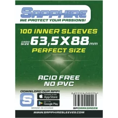 Bustine Protettive SAPPHIRE 63.5x88mm Perfect Size 100pz|3,99 €