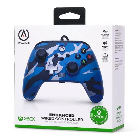 Controller Xbox Camo Blue PowerA