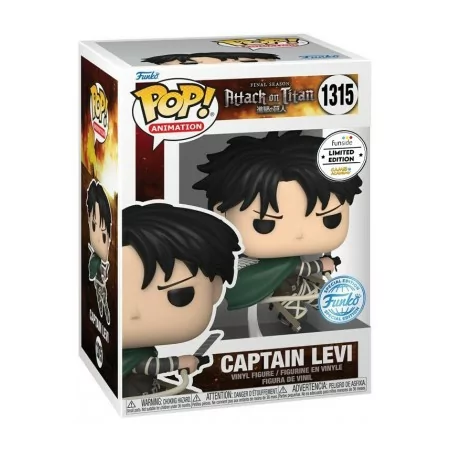 Funko Pop Captain Levi Attack on Titan 1315 Special Edition Funside Limited Edition