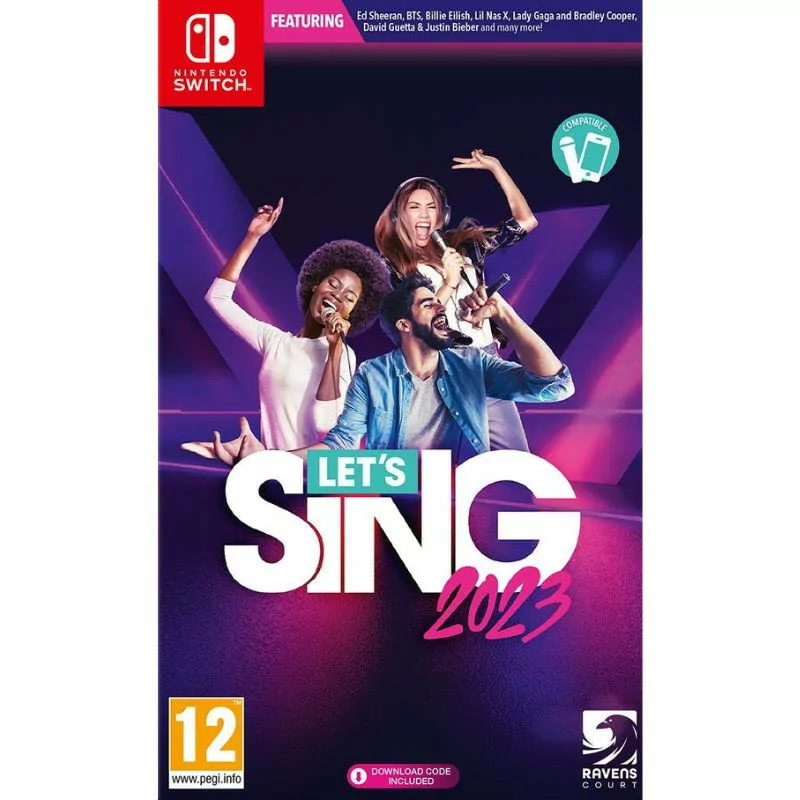 Let's Sing 2023 + Microfono Nintendo Switch USATO