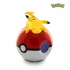 Radiosveglia Lampada Pikachu Sleeping w/Poke Ball Pokemon|38,99 €