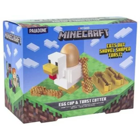 Minecraft Egg Cup and Toast Cut