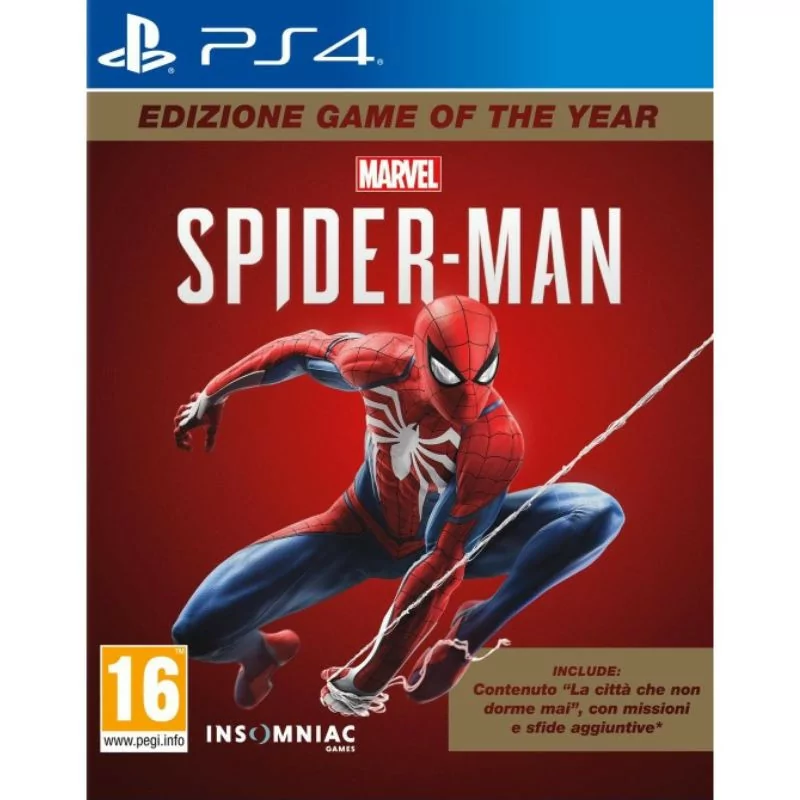 Marvel's Spider Man Edizione Game of the Year PS4