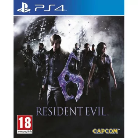 Resident Evil 6 PS4 copertina Inglese