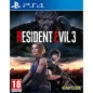 Resident Evil 3 PS4 copertina Inglese