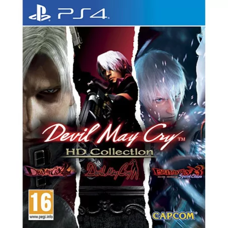 Devil May Cry HD Collection PS4 copertina Inglese