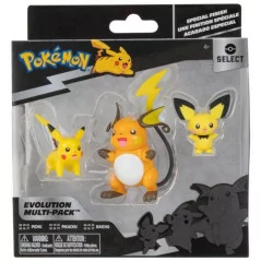 Pikachu Raichu 3PK AF Pokemon Select Evolution Pichu 7cm|32,99 €