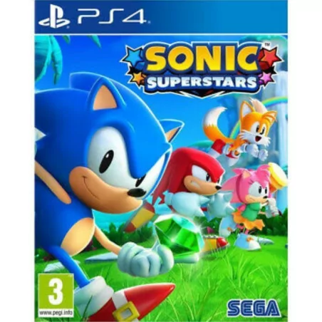 Sonic Superstars PS4 Copertina Inglese