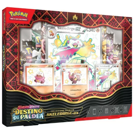 Pokemon Collezione Premium Skeledirge EX Destino di Paldea ITA