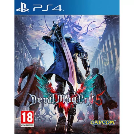 Devil May Cry 5 PS4 Cover Inglese