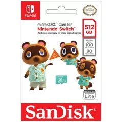 Micro SD Nintendo Switch 512GB Sandisk|59,99 €