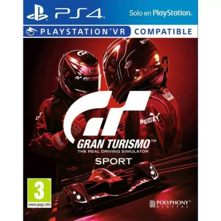 Gran Turismo Sport PS4 Copertina Inglese USATO
