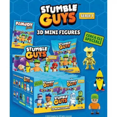 Stumble Guys Minifigures 3D Serie 1 Busta Assortimento 1pz