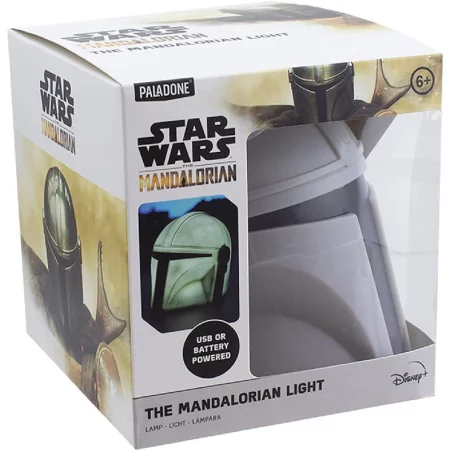 The Mandalorian Casco Star Wars Lampada